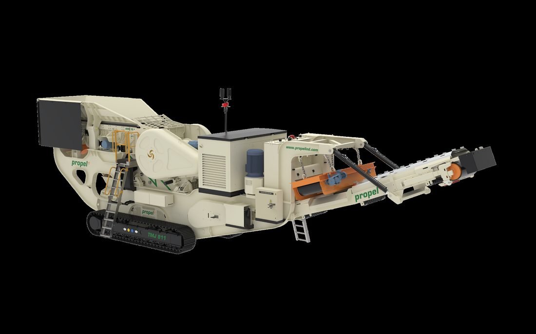Propel Track Mounted Jaw Crusher TMJ 811 rear view
